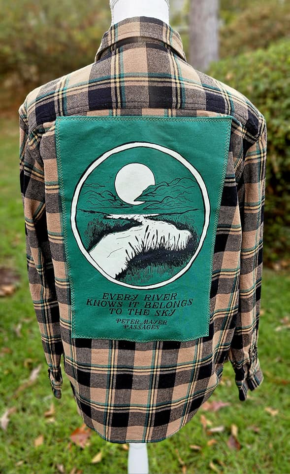 Picture of Passages Tan and Green Flannel - XL